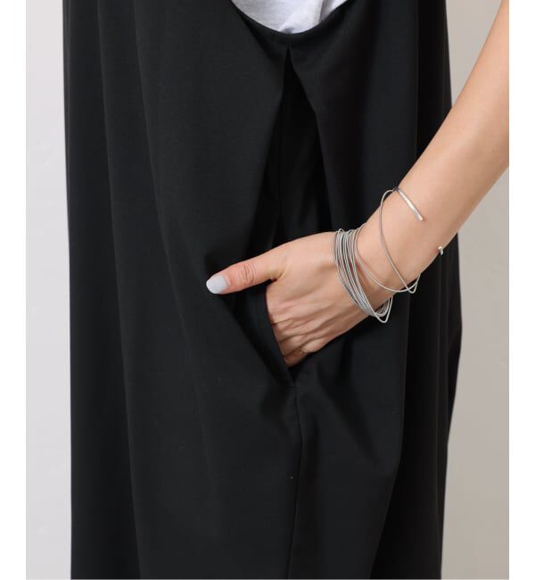 journal standard luxe「TRツイル Vネックサロペット」|オールインワン|