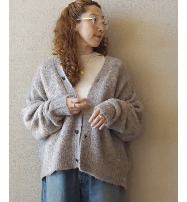 journal standard luxe「《追加》ブークレー Vネックカーディガン」|カーディガン|