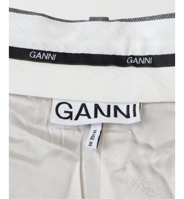 journal standard L'essage「【GANNI/ガニー】 Brushed Wool Stripe Mid Waist Pant：パンツ」|その他|