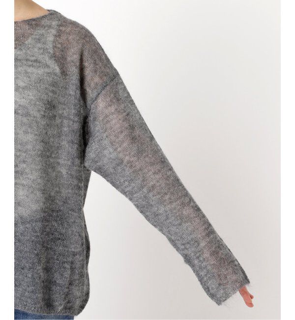 Spick and Span「《WEB限定カラー有り / 追加》ルーズモヘヤMIXボートネックニット」|ニット・セーター|