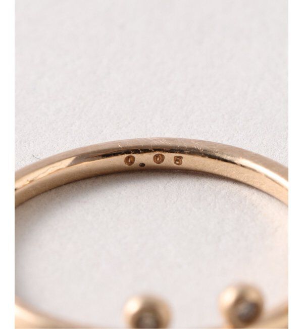 Lilas by Spick&Span「ブラウンダイヤクラウンリング K10」|リング|