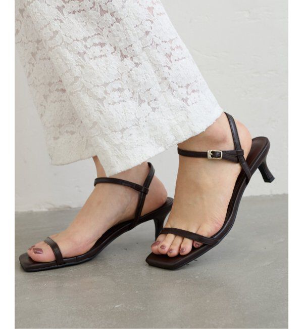 U by SPICK&SPAN「KOMOREBI MUSEUM/コモレビミュージアム アンクルストラップサンダル」|サンダル|