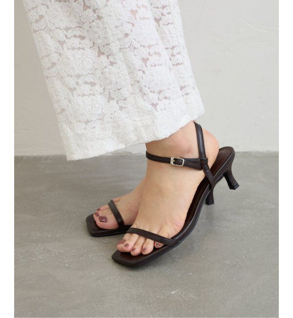 U by SPICK&SPAN「KOMOREBI MUSEUM/コモレビミュージアム アンクルストラップサンダル」|サンダル|