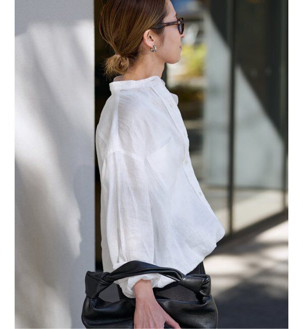 FRAMeWORK「≪追加≫フレンチリネンドロストシャツ 2」|シャツ・ブラウス|