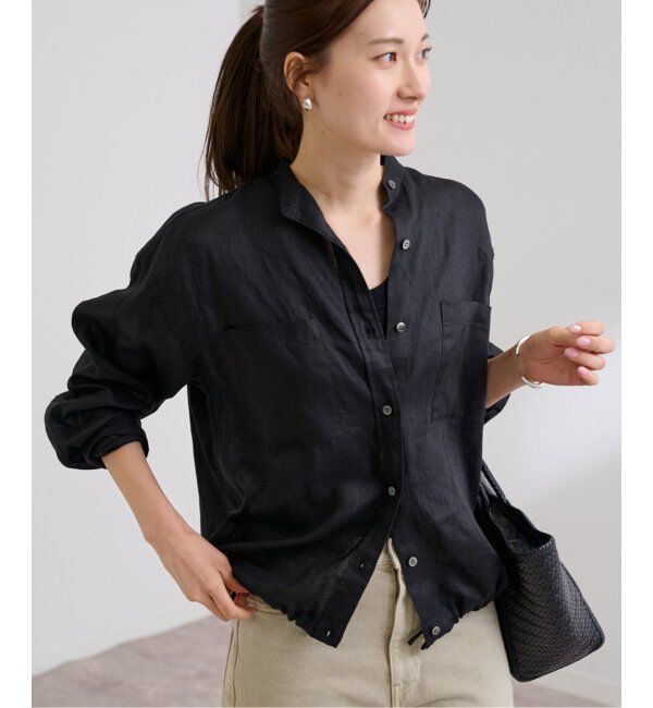 FRAMeWORK「≪追加≫フレンチリネンドロストシャツ 2」|シャツ・ブラウス|