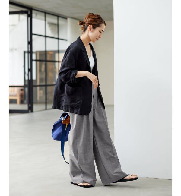 FRAMeWORK「≪WEB限定追加≫ウォッシャブルTWタックワイドパンツ」|スラックス|