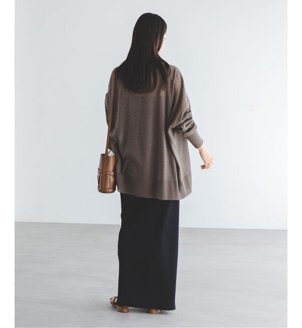 NOBLE「18Gシアーオーバーサイズカーディガン」|カーディガン|