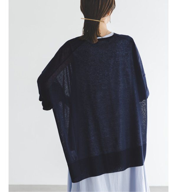 NOBLE「18Gシアーオーバーサイズカーディガン」|カーディガン|