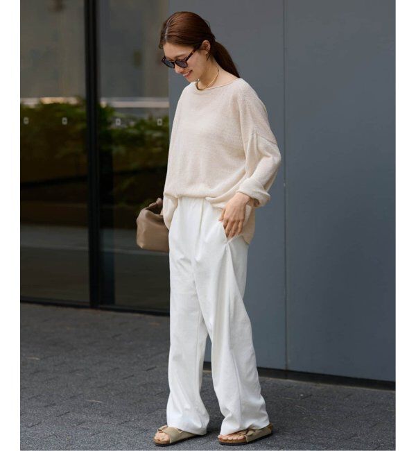 FRAMeWORK「≪追加≫ウォッシャブルニュアンスワイドワイドプルオーバー 3」|ニット・セーター|