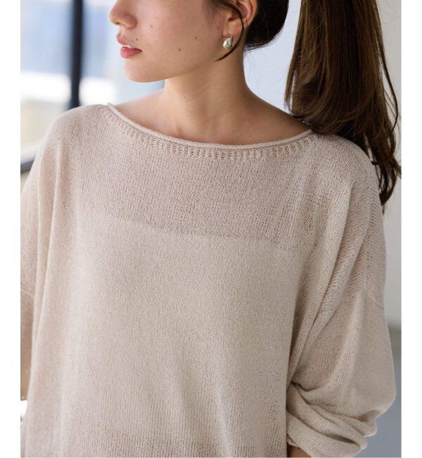 FRAMeWORK「≪追加≫ウォッシャブルニュアンスワイドワイドプルオーバー 3」|ニット・セーター|
