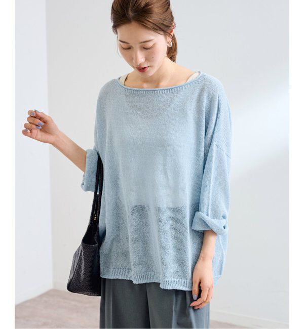 FRAMeWORK「≪追加≫ウォッシャブルニュアンスワイドワイドプルオーバー 3」|ニット・セーター|