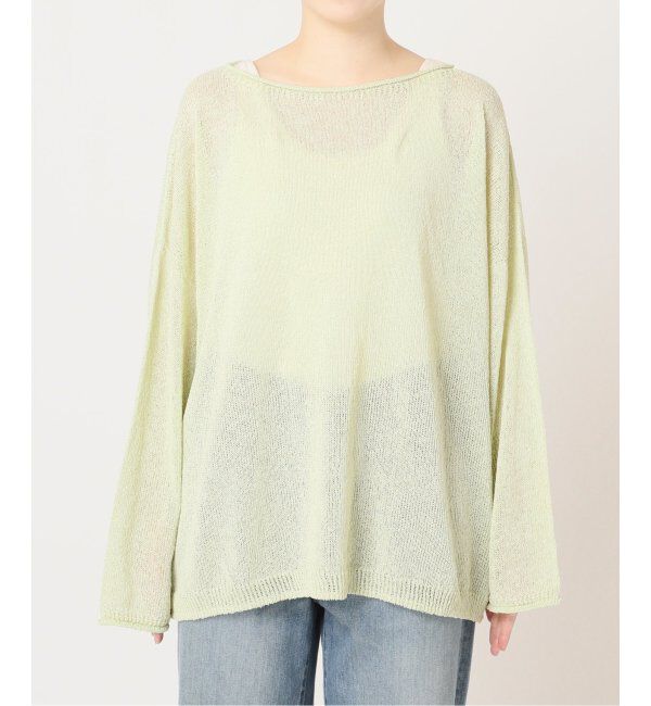 FRAMeWORK「≪追加≫ウォッシャブルニュアンスワイドワイドプルオーバー 3」|ニット・セーター|