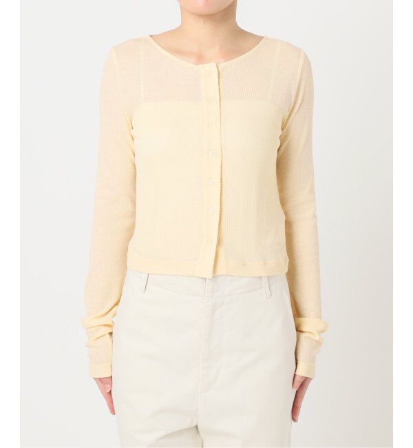 U by SPICK&SPAN「コットンテレココンパクトカーデ」|カーディガン|