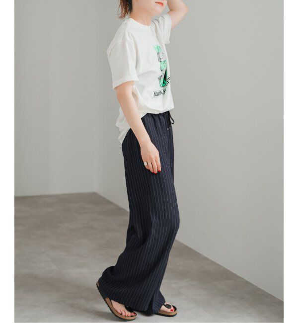 Spick and Span「ジョーゼットイージーパンツ」|スラックス|