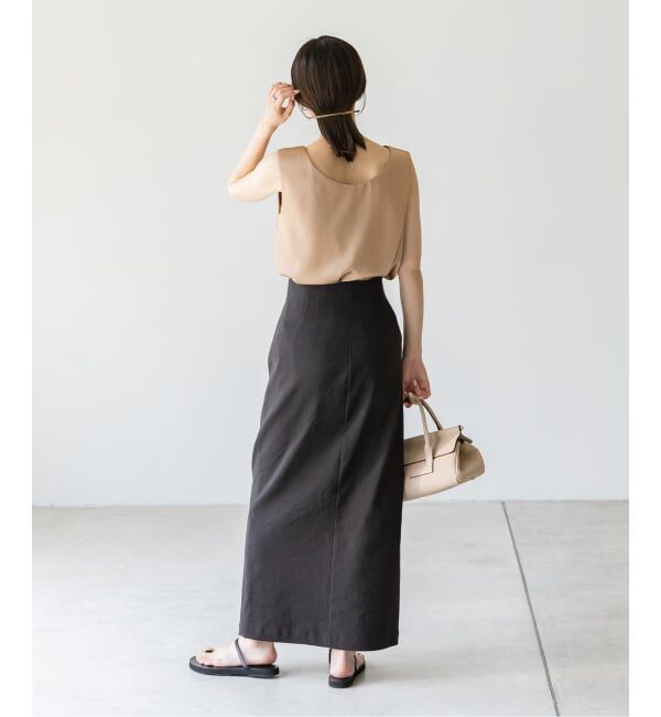 NOBLE「【洗える】ルナサテンレイヤードブラウス」|シャツ・ブラウス|