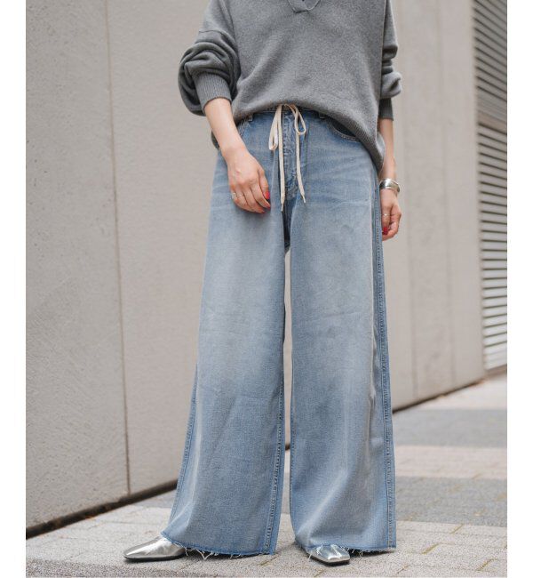 Spick and Span「5 1/2 SOFT DRAWSTRINGDENIM」|デニム|