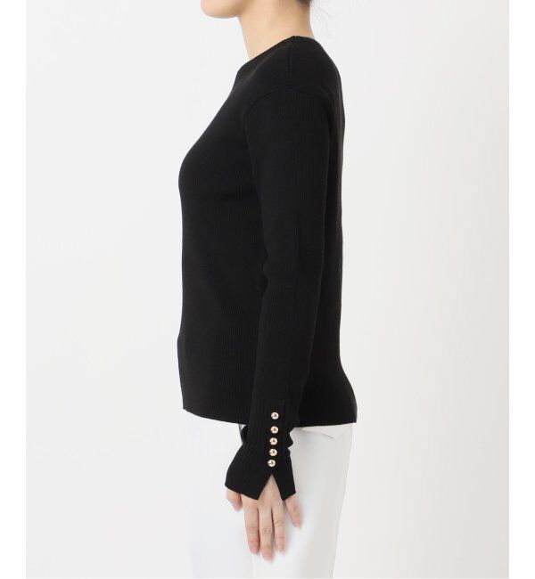 NOBLE「ボタンディテールタイトリブニット」|ニット・セーター|