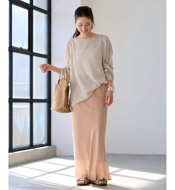 FRAMeWORK「≪追加≫ウォッシャブルニュアンスワイドプルオーバー 4」|ニット・セーター|