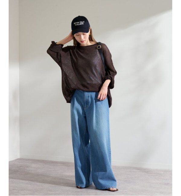 FRAMeWORK「≪追加≫ウォッシャブルニュアンスワイドプルオーバー 4」|ニット・セーター|