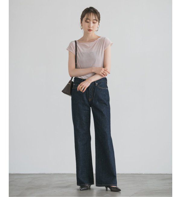 NOBLE「シアーベロアキャップスリーブTee」|Tシャツ・カットソー|