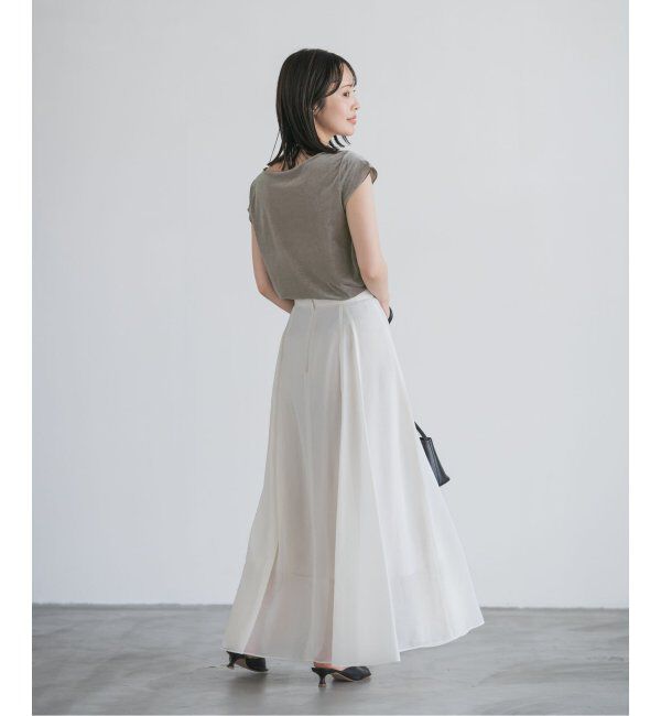 NOBLE「シアーベロアキャップスリーブTee」|Tシャツ・カットソー|