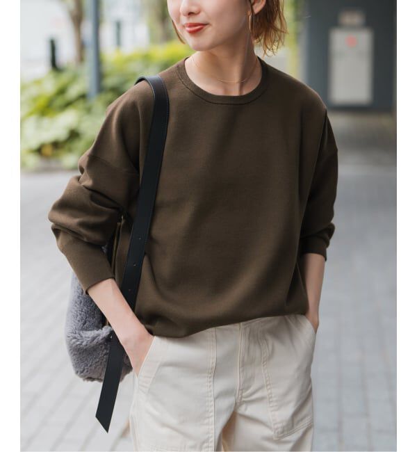 Spick and Span「ウォッシャブルPEバルキーヤーンルーズニット」|ニット・セーター|