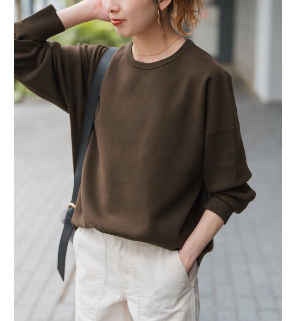 Spick and Span「ウォッシャブルPEバルキーヤーンルーズニット」|ニット・セーター|