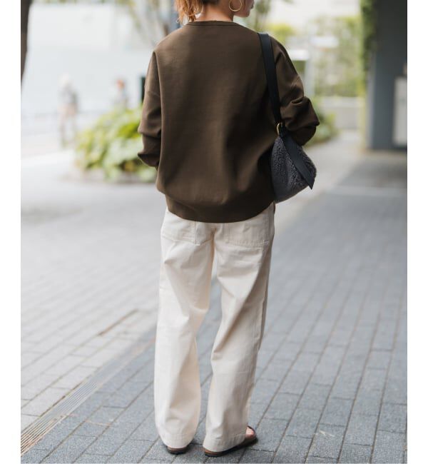 Spick and Span「ウォッシャブルPEバルキーヤーンルーズニット」|ニット・セーター|