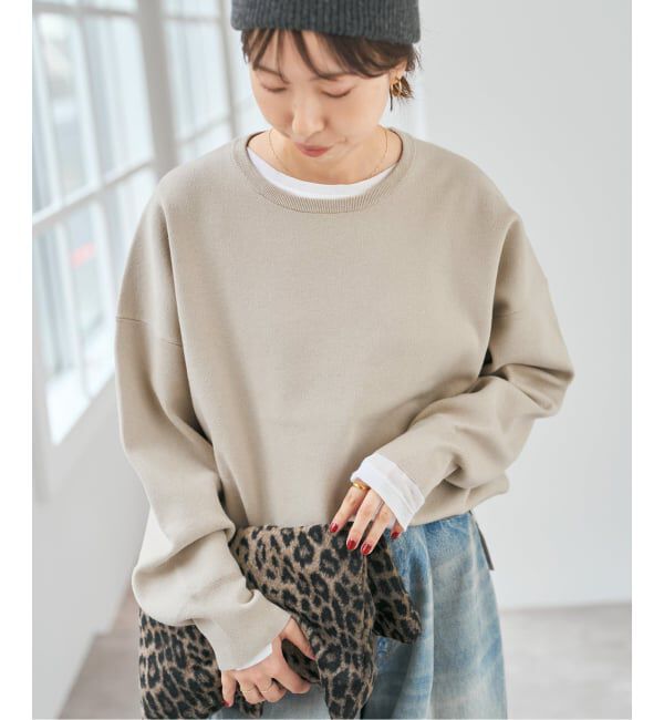 Spick and Span「ウォッシャブルPEバルキーヤーンルーズニット」|ニット・セーター|