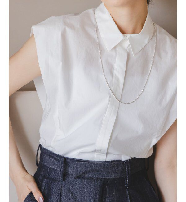 NOBLE「ウエストシェイプコットンシャツ」|シャツ・ブラウス|