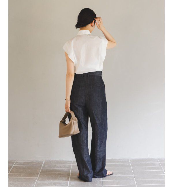 NOBLE「ウエストシェイプコットンシャツ」|シャツ・ブラウス|