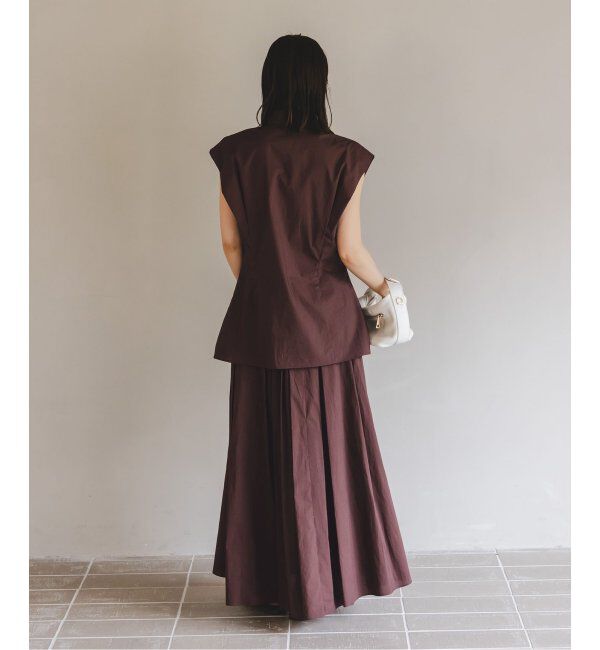 NOBLE「ウエストシェイプコットンシャツ」|シャツ・ブラウス|