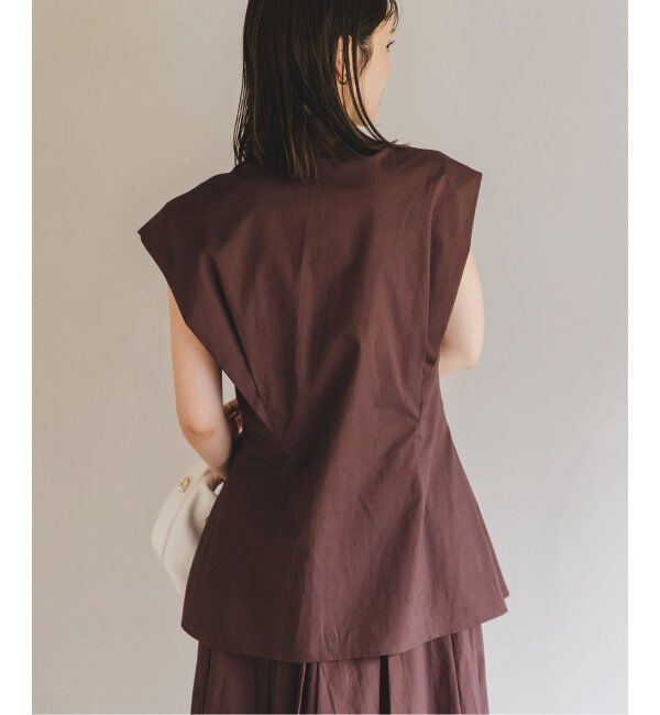 NOBLE「ウエストシェイプコットンシャツ」|シャツ・ブラウス|