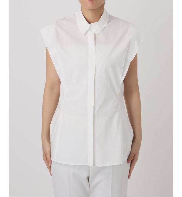 NOBLE「ウエストシェイプコットンシャツ」|シャツ・ブラウス|
