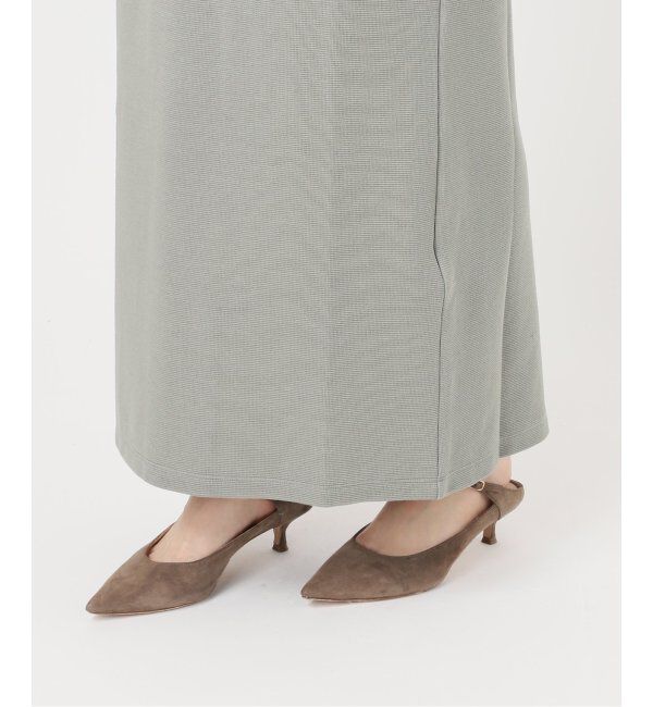 NOBLE「【NOBLE&times;L'AUBE BLANC】ミラノリブジャージワンピース」|ワンピース|