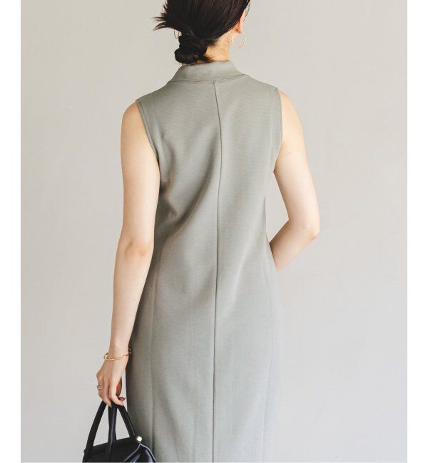 NOBLE「【NOBLE&times;L'AUBE BLANC】ミラノリブジャージワンピース」|ワンピース|