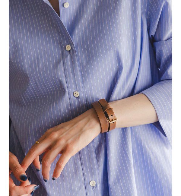 NOBLE「MAISON BOINET/メゾンボワネ ベルトブレスレット」|ブレスレット・バングル|ブラウン