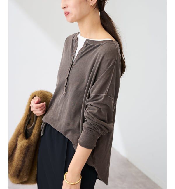 FRAMeWORK「≪追加≫サーフニットヘンリーTee」|Tシャツ・カットソー|