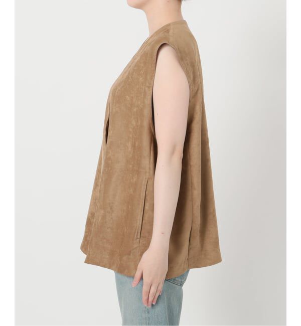 FRAMeWORK「フェイクスエードドレープジレ」|ダウンベスト・ベスト|