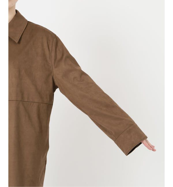 Spick and Span「フェイクスエードオープンカラージャケット」|その他|