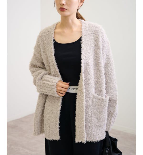 FRAMeWORK「≪WEB限定 / 追加≫CURLY ガウンニット」|カーディガン|