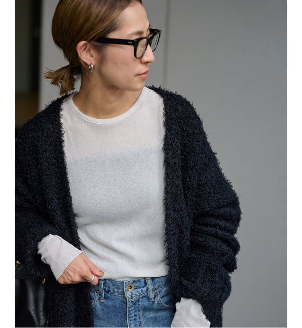 FRAMeWORK「≪WEB限定 / 追加≫CURLY ガウンニット」|カーディガン|
