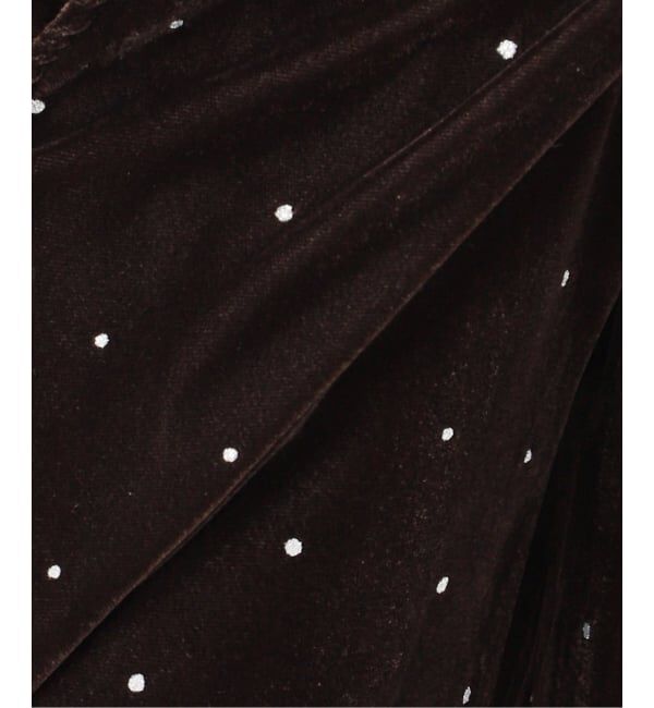 Spick and Span「《WEB限定追加》VIAN / ヴィアン グリッターベルベットイージーパンツ」|その他|