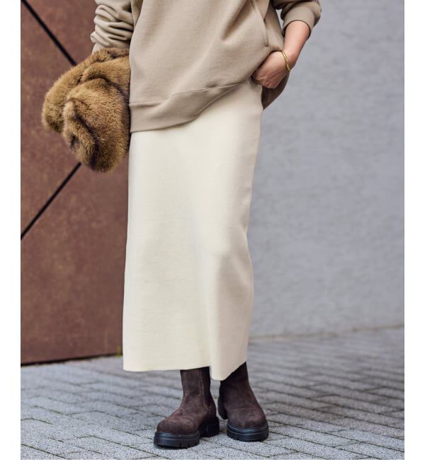 FRAMeWORK「≪追加≫ダブルジャガードストレートスカート」|スカート|