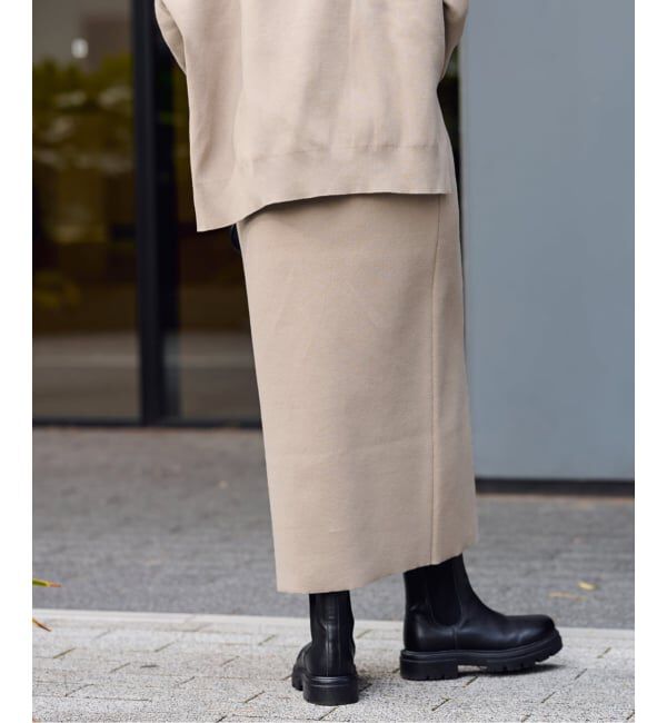 FRAMeWORK「≪追加≫ダブルジャガードストレートスカート」|スカート|