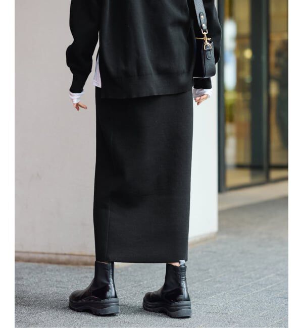 FRAMeWORK「≪追加≫ダブルジャガードストレートスカート」|スカート|