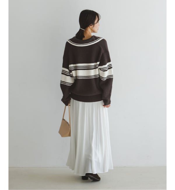 NOBLE「《予約・NOBLE別注》Venit/ヴェニット ランダムボーダーニット」|ニット・セーター|