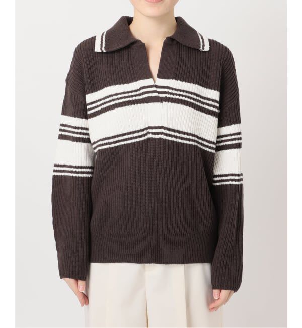 NOBLE「《予約・NOBLE別注》Venit/ヴェニット ランダムボーダーニット」|ニット・セーター|