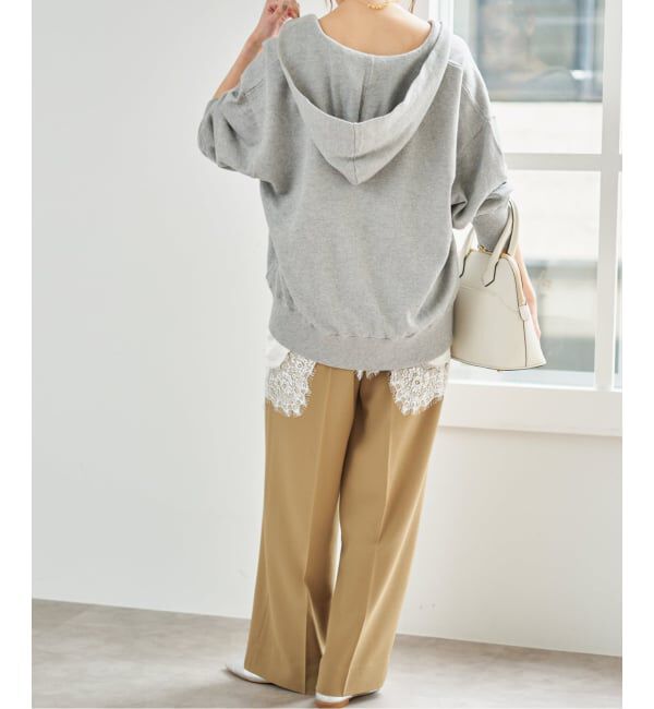 Spick and Span「《予約》レースサテンチュニックキャミソール」|キャミソール|