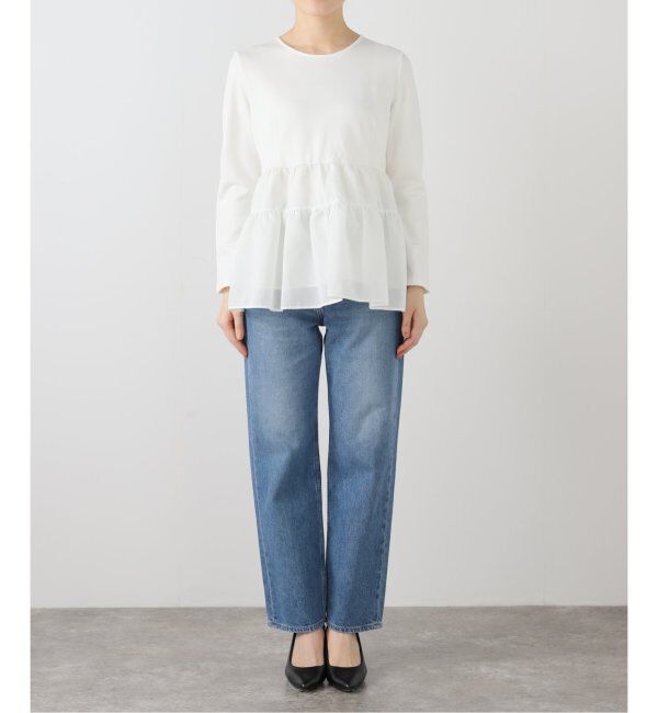  「【洗える】ティアードカットソープルオーバー」|Tシャツ・カットソー|